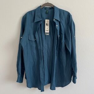 NWT Ralph Lauren Linen Shirt